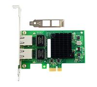 Yklhsocneg Replacement Accessories I350-T2M PCI-Ex1Gigabit Dual Electrical Server Portable Network Card I350AM2 Chip Network Card