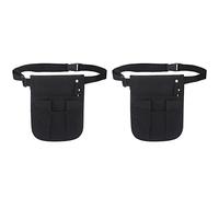 Yklhsocneg Tool Bag Work Apron Bag Waist Contains Belt Thin Waterproof Multifunctional Pocket (Black)