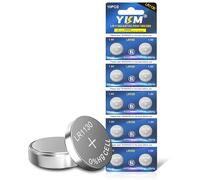 YKM LR1130 AG10 SG10 389 189 SR54 1.5V Button Alkaline Battery Pack of 10