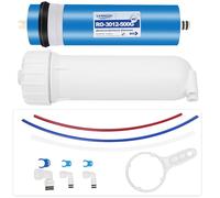 YKMGON 500GPD Reverse Osmosis Membrane Kit with RO Membrane Housing,Wrench,Quick-Connect Fittings,Check Valve and Water Pipe Replacement for Under Sink Home Drinking RO Water Filter System
