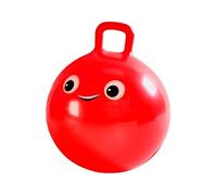 YKM'S Little Tikes Space Hopper - Durable Bouncy Hopper Ball for Kids - Fun Outdoor Exercise Toy with Built-in Handles - Promotes Balance & Motor Skills - Red