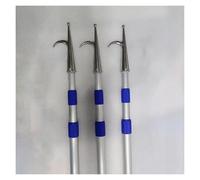 YKMYXZ, 1 2 3 5 Pcs Telescoping Aluminum Pole with 316 Stainless Steel Hook Head, Compact Boat Docking Rod 6 10 13 16 20 Ft Long(3 Set,3.0 m(9.8 ft))