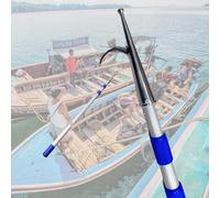 YKMYXZ, 1 2 3 Pcs Portable Push Poles for Flats Boats, Home Commercial Extension Rod Stainless Steel Hooks(1 Pcs,1.4 m 4.0 m/4.6 ft 13 ft)
