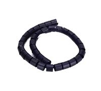 YKMYXZ, 1 Meters Line Wrap Winding Tube 8mm 22mm 42mm Cable Wire Spiral Protector Cover Organizer Pipe Protection(Black,42mm inside diameter)