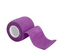 YKMYXZ, 1 Pcs4.5m Colorful Sport Self Adhesive Elastic Bandage Wrap Tape for Knee Support Pads Finger Ankle Palm Shoulder(Purple,2.5cm X 4.5m)