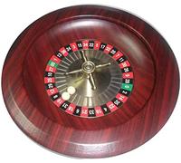 YKMYXZ， 12inch Wooden Roulette Wheel Set,Casino Luxury Wooden Betting Wheel, Turntable Leisure Table Games,Spinning For Home Game Night Party