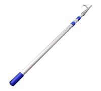 YKMYXZ, 19 16 13 10 6 Ft Push Pole with Stainless Steel Hooks Head, Water Rescue Cargo Pushing and Pulling Grabber Reacher Tool(5m/16.5ft)