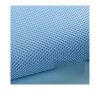 YKMYXZ, 1mX1.6m Speaker Mesh Cloth Dustproof Soundproof Net Cover DIY Upholstery Cloth Radio Acoustic Protective Cloth(Light Blue)