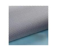 YKMYXZ, 1mX1.6m Speaker Mesh Cloth Dustproof Soundproof Net Cover DIY Upholstery Cloth Radio Acoustic Protective Cloth(Light Grey)