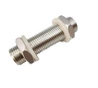 YKMYXZ, 1pc 1/4" 3/8" 1/2" 3/4" 1" BSP Male Full Thread 304 Stainless Steel Water Tank Nipple Pipe Fitting Connector Coupler Adapter(45720,Length 30mm)