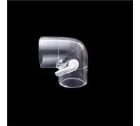 YKMYXZ, 1pc Acrylic Right Angle Elbow Tube, Aquarium 90 Degree Connector, 16x40x3mm Transparent Acrylic Connector for Water Pipe(16x40x3x4mm)