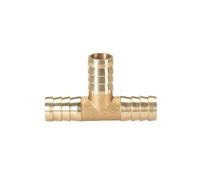 YKMYXZ, 1PC Brass Barb Pipe Fitting 2 3 4 Way Connector for 4mm 5mm 6mm 8mm 10mm 12mm 16mm 19mm Hose Copper Pagoda Water Tube Fittings(T 3 Way,5mm)