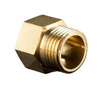 YKMYXZ, 1pc Brass Fitting F/M Metric to Imperial Thead Female to Male Thread Brass Pipe Connectors Copper Coupler Adapter(M27X2 G1I2)