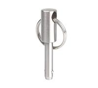 YKMYXZ, 1pcs VCN115.1 Diameter 6mm Stainless Steel Nickel Plated Quick Release Pin, Heavy Duty Ball Head Fastening Pin with Pull Ring(VCN115.1 6 80mm)