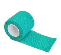YKMYXZ, 1Roll 2.5/5/10cm*4.8m Gauze Bandage Self-Adhesive Breathable Elastic Bandages for Sports Fixing Finger Wrist Leg(Green,5cmX4.8m)