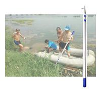 YKMYXZ, 2 3 4 5 6 M Aluminum Push Pole Rod & Extendable Boat Poles for Yacht Ship Lifeboat, Boat Accessories(2m/6.6ft)
