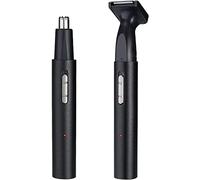 YKMYXZ, 2 in 1 Nose Trimmer and Ear Hair Trimmer for Men Cordless, Painless Electric Nose Hair Remover, Mens USB Rechargeable,