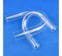 YKMYXZ, 2PCS Fittings Elbow Connector Pipe U Tube Acrylic for Aquarium Transparent Fish Tank U Shape Air Tube Fittings(20mm)