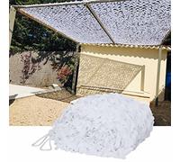 YKMYXZ, 2x3m 2x6m 2x8m 3x3m 3x4m 4x6m 4x8m White Camo Netting Camouflage Net Military for Camping Hunting Shooting Hide Garden Decoration(4X8M/13X26.2FT)