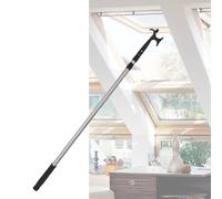 YKMYXZ, 3 stage Telescopic Pole Boat Hook, 8 Ft Home Skylight Support Rods With Hooks Head, Push Poles for Salvaging Floating Objects Water Rescues