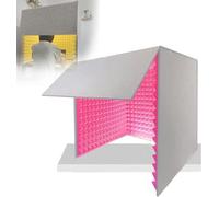 YKMYXZ, 31"x31" Sound Isolation Booth Room, Decreg Noise, For Home Office And Studio(Red-80 * 80 * 80cm)