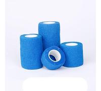 YKMYXZ, 4.8m Colorful Sport Self Adhesive Elastic Bandage Wrap Tape for Knee Support Pads Finger Ankle Palm Shoulder(Blue,15cm X 4.8m)