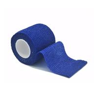 YKMYXZ, 4.8m Colorful Sport Self Adhesive Elastic Bandage Wrap Tape for Knee Support Pads Finger Ankle Palm Shoulder(Dark Blue,5cm X 4.8m)