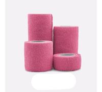 YKMYXZ, 4.8m Colorful Sport Self Adhesive Elastic Bandage Wrap Tape for Knee Support Pads Finger Ankle Palm Shoulder(Pink,10cmx4.8m)