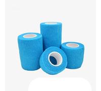 YKMYXZ, 4.8m Colorful Sport Self Adhesive Elastic Bandage Wrap Tape for Knee Support Pads Finger Ankle Palm Shoulder(Light Blue,15cm X 4.8m)