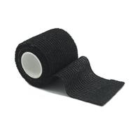 YKMYXZ, 4.8m Colorful Sport Self Adhesive Elastic Bandage Wrap Tape for Knee Support Pads Finger Ankle Palm Shoulder(Black,5cm X 4.8m)