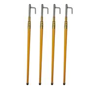 YKMYXZ, 4 Pack Push Pole for Boat with Hook, 4 5 6 8 M Telescoping Boat Hooks & Docking Rod for Floating Ship Yacht(L 4m (13ft))