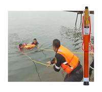 YKMYXZ, 4 to 33 ft Telescopic Lifeguard Pole for Lakes Boats, Insulated Fiberglass Water Rescue Bar with Luminous Reflective Strips(Length 1.2m/3.9ft 10m/32.8ft)
