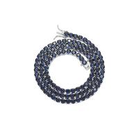 YKMYXZ, 4MM Blue Tennis Necklace for Women 18K Gold Plated Round Cut Lab Diamond Necklace Chain CZ Necklaces for Women Party Prom Gemstone Necklaces