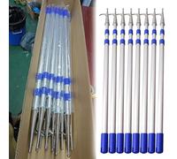 YKMYXZ, 8 Pack 6 10 13 16 20 FT Telescoping Boat Hooks & Push Poles for Docking Boats Rafts Kayaks, Rescue Equipment(6m (19' 8inch))