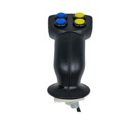 YKMYXZ, A60+4 Button Multi-function Grip Handle Engineering Machinery Vehicle Handle Safe Maneuvering(A60f4 Flange Mount)