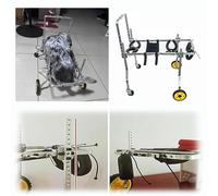 YKMYXZ Adjustable Dog Wheelchair Cat Wheelchairs Cart, Full Support Assisted Walking Device for Limbs Recover, Pet Mobility Aid(XS)