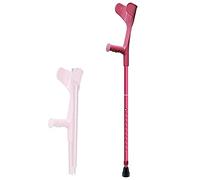 YKMYXZ, Adult Forearm Crutch, Aluminumy Folding Lightweight Crutch, Ergonomic Cane, for Elderly