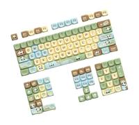 YKMYXZ, Animal Keycap 120keys Heat Sublimated Keycap Set For Mechanical Keyboards Switches Keycaps Replacement(Green Panda)