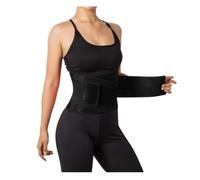 YKMYXZ, Back Brace Waist Decompression Belt Spine Breathable Lumbar Support Corset Back Support Belt(Black,L)