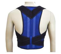 YKMYXZ, Back Support Posture Corrector Full Back Support Belt Brace Trainer Shoulder Back Support Belt(Rosso,XS)