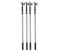 YKMYXZ, Boats Hooks For Docking with Telescoping Extension Poles, Portable Adjustable Boat Rods Stick for Garage Indoor Rv Truck(Set of 4)