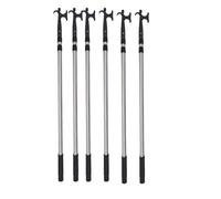 YKMYXZ, Boats Hooks For Docking with Telescoping Extension Poles, Portable Adjustable Boat Rods Stick for Garage Indoor Rv Truck(Set of 6)