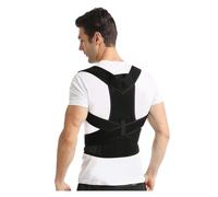 YKMYXZ, Breathable Posture Corrector Full Back Brace Humpback Girdle Spine Lumbar Support Belt Back Support Belt(Grey,M)