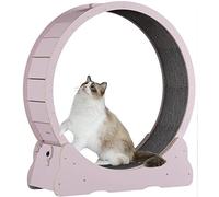 YKMYXZ, Cat Fitness Weight Loss Sports Toy, Low Noise Cat Treadmill with Safety Lock, for Relieve Lack of Exercise for Indoor Cats(Pink,XL)