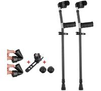 YKMYXZ, Comfortable Wrist Handle Adjustable Standard and Tall Adults Lightweight Aluminum Lightweight Arm Crutch