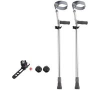 YKMYXZ, Comfortable Wrist Handle Adjustable Standard and Tall Adults Lightweight Aluminum Lightweight Arm Crutch