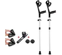 YKMYXZ, Comfortable Wrist Handle Adjustable Standard and Tall Adults Lightweight Aluminum Lightweight Arm Crutch