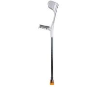 YKMYXZ, Easy to Carry Aluminum Alloy Forearm Crutches Height Adjustable Elbow Crutches Open Cuff Crutches