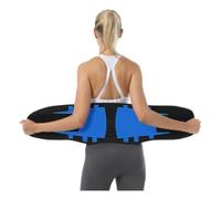 YKMYXZ, Elastic Back Lumbar Brace Support Belt Orthopedic Posture Corrector Lower Back Waist Back Support Belt(Green,XXL)