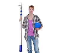 YKMYXZ, Extendable Boat Pole with Hook 20 16 12 10 6 FT, Telescopic Docking Pole for Lake Seaside Pool Beach(500cm (16' 5inch))
